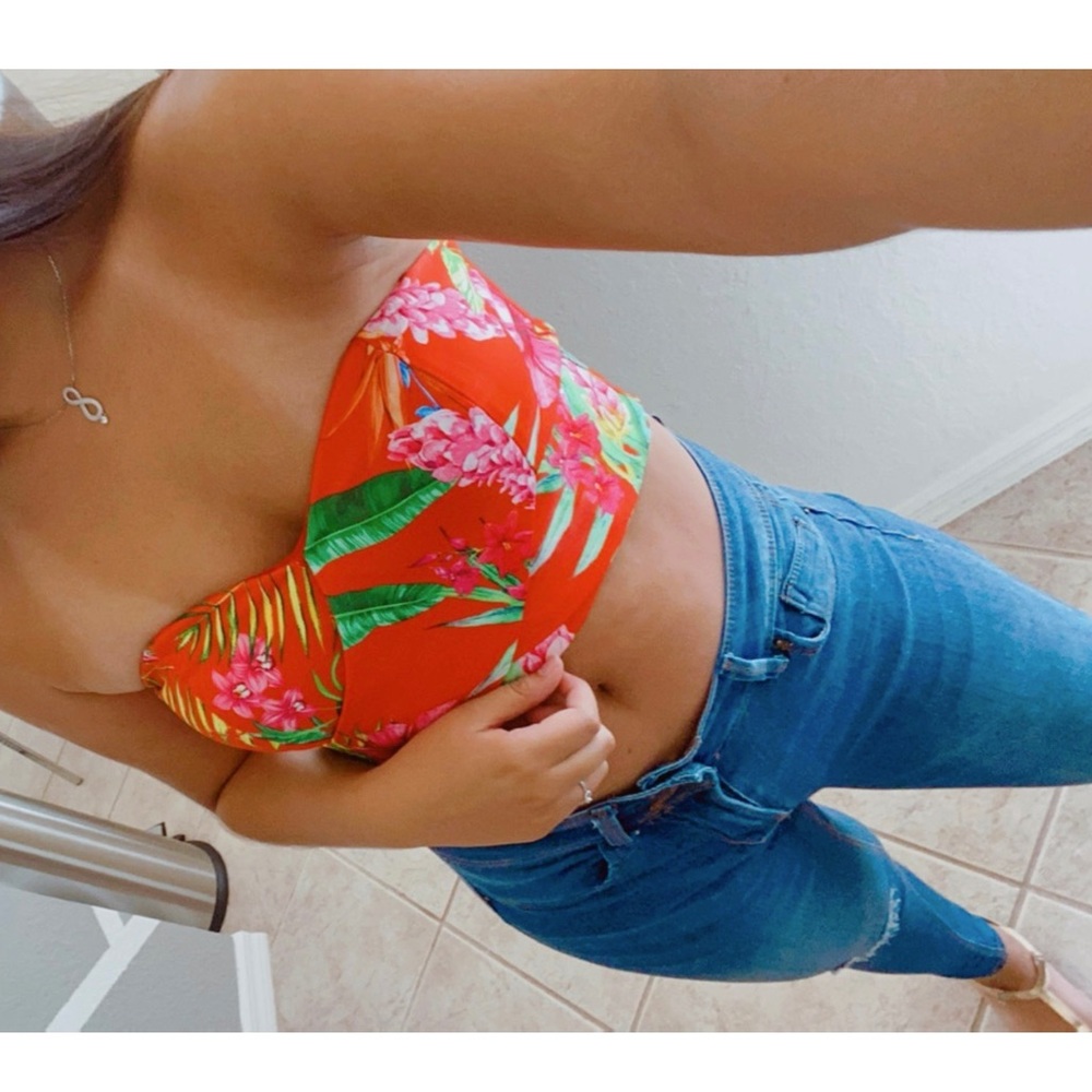 Colorful bright bandeau - dressy & casual